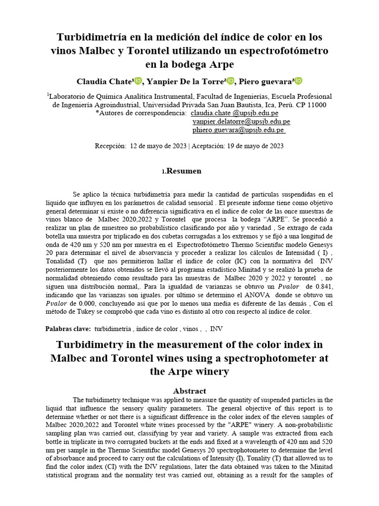 Indice de Color | PDF