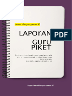 Laporan Guru Piket Bukti Dukung PMM - WWW - Kherysuryawan.id