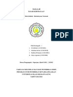 Makalah Kebudayaan Nasional Kelompok 1 Dasar Kebudayaan