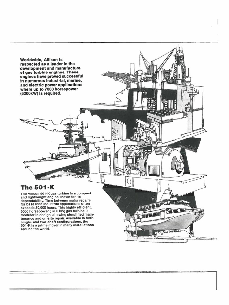 Rolls-Royce 501-K Engine Intro 1 | PDF