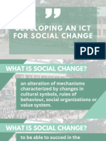 Developing An Ict Project For Social Change