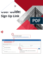 User Guide - Sign Up Link Registration