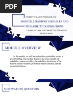 Lesson 2.1 and 2.2 Probability and Random Variables