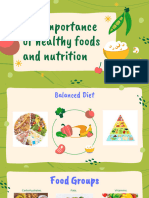 The Importance of Healthy Foods and Nutritionnnn