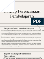 Konsep Perencanaan Pembelajaran