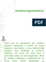 Texto Dissertativo-Argumentativo