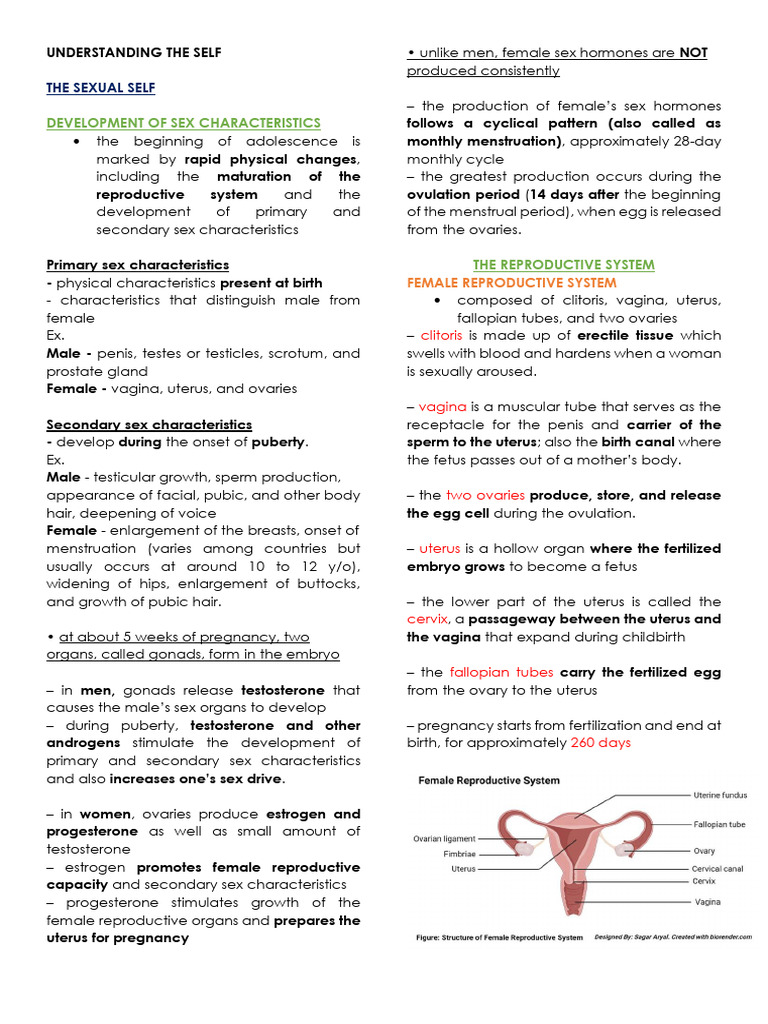 Understanding The Self - THE SEXUAL SELF | PDF | Human Sexuality ...