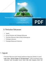 Pemisahan Kekuasaan Dan Sistem Pemerintahan Indonesia - Jimmy Usfunan