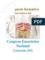 Folleto de Catequesis Del Congreso Eucarístico Guatemala 2024, ESBOZADO
