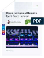 Como Funciona El Registro Electronico Laboral