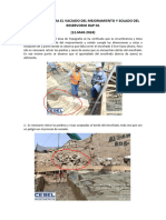 Condiciones para El Vaciado Del Mejoramiento y Solado Del Reservorio Rap-01 PDF