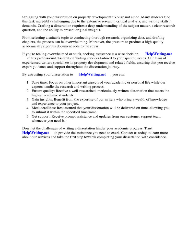 Dissertation Ideas Property Development Download Free PDF Green