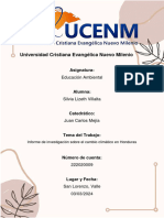 Informe de Investigación Sobre El Cambio Climático en Honduras-222020009