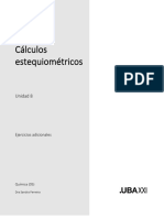 Ejercicios Adicionales. Unidad 8 - Química