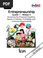 Senior 12 Entrepreneurship - Q1 - M4 For Printing