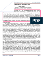 P/E Multiple: An Investor 'S Guide: Naziyas - Mansuri