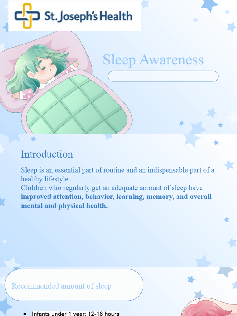 Sleep Awareness Pdf Sleep Disorder Sleep