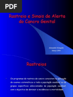 7 Rastreio e Sinais de Alerta Do Cancro Genital