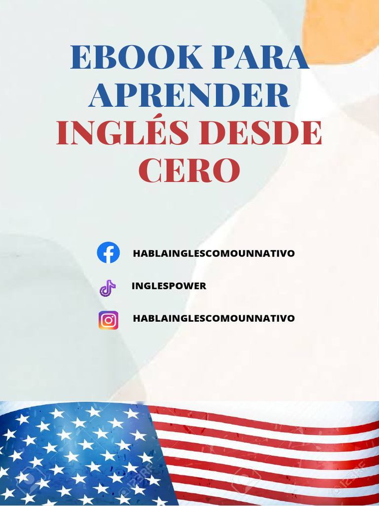 Ebook Aprende Inglés Desde Cero Pdf Verbo Plural