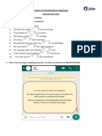 Activity 03: Prepositions of Time/Place Conjunction "And" FULL NAME: Scarlett Yesharet Neyra Olazábal 1. Choose At, In, On To Complete The Sentences