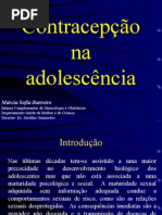 ContracepÇÃo Na AdolescÊncia