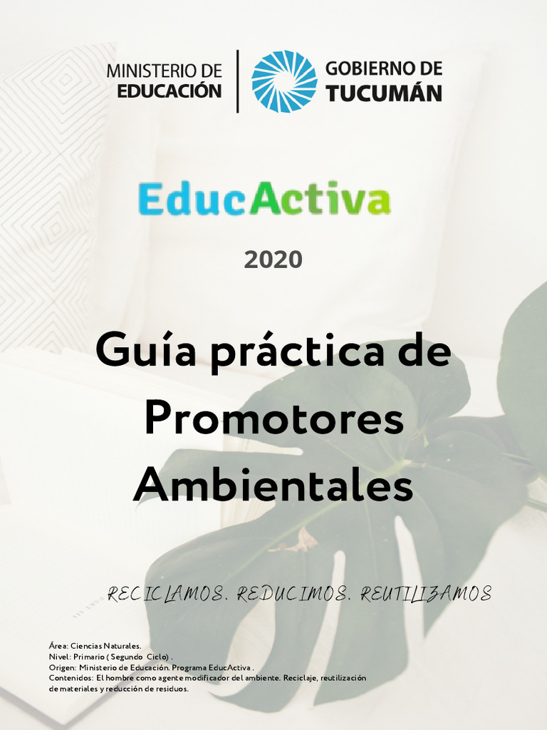 Guía Promotores Ambientales. Segundo Ciclo Primaria.. | PDF