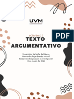 Texto Argumentativo