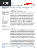 JGR Solid Earth - 2014 - Lang - Permeability Tensor of Three Dimensional Fractured Porous Rock and A Comparison To Trace