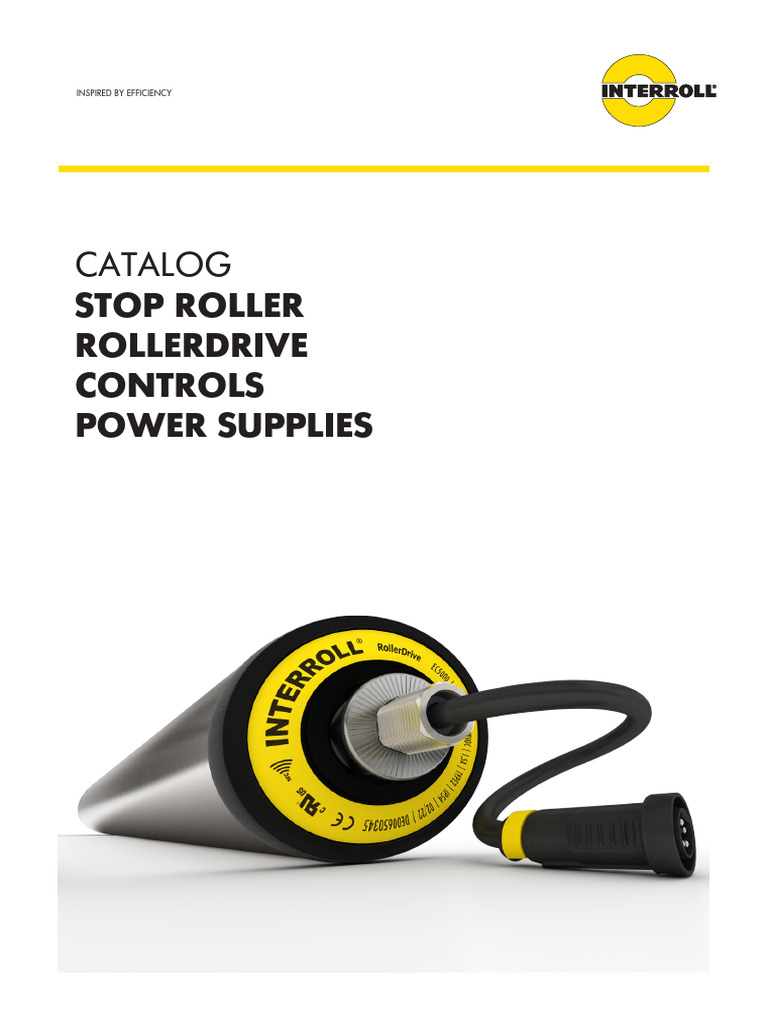 Interroll DC Platform Product Catalog | PDF | Power Supply ...