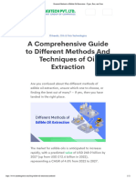 Essential Methods of Edible Oil Extraction - Types, Pros, and Cons