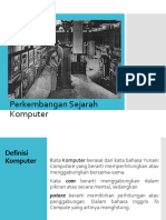 Sejarah Perkembangan Komputer