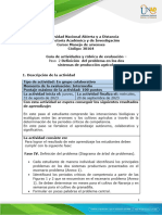 Guía de Actividades y Rúbrica de Evaluación - Unidad 2 - Paso 2 - Definición Del Problema en Los Dos Sistemas de Producción Agrícola
