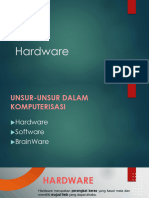 Unsur Komputerisasi Hardware