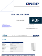 Liste Des Prix QNAP NOVEMBRE 2023