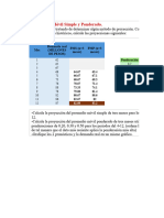 Pronóstico Móvil Simple y Ponderado.