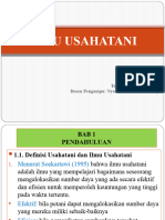 Pertemuan 1 ILMU USAHATANI