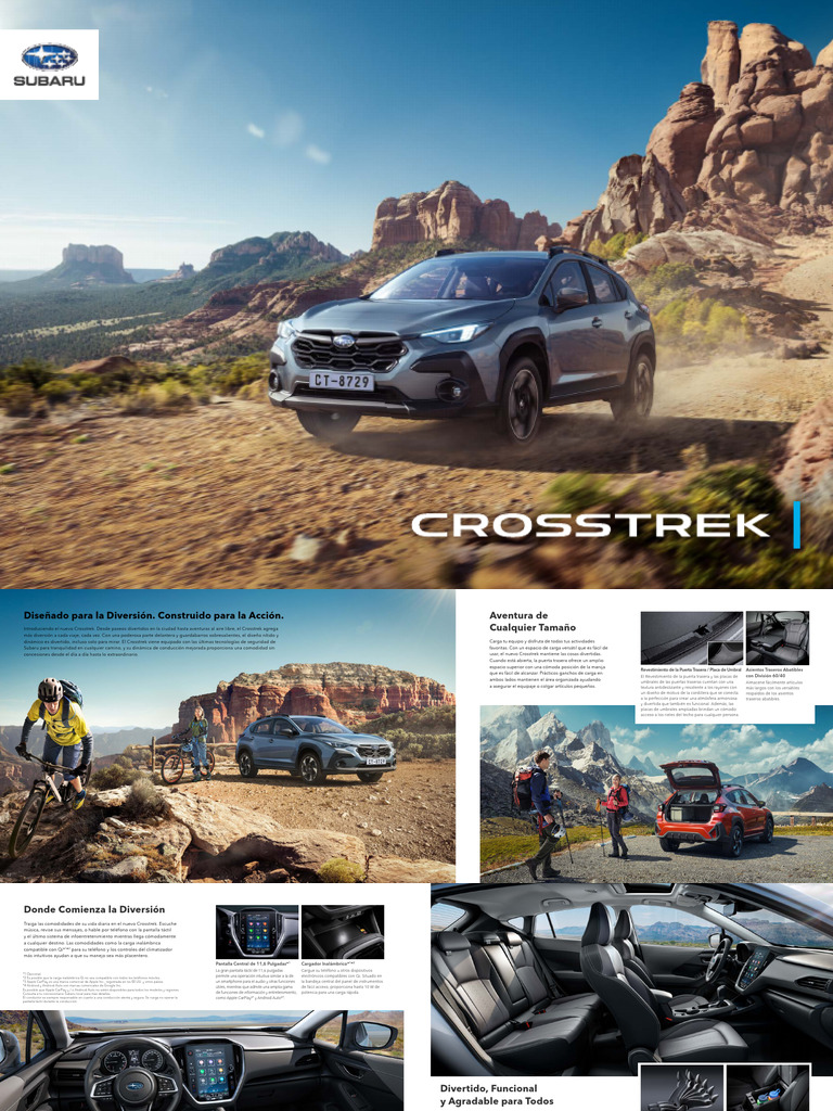 All New Crosstrek Brochure PDF Airbag Smartphone