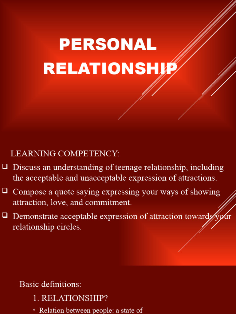 Personal Relationship PDF Intimate Relationships Infidelity