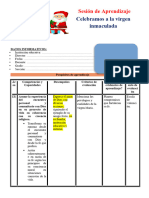 2do Grado Material Día 2 Rel Celebramos A La Virgen Inmaculada Unidad 10 Semana 2