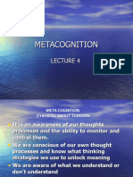 GA2143 Lecture 4 - Metacognition and Tools