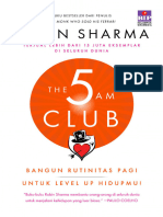 (ID) The 5 Am Club - Bangun Rutinitas Pagi Untuk Level Up Hidupmu by Robin Sharma