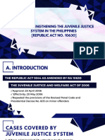 Group8 An Act Strengthening The Juvenile Justice System in The Philippines Republic Act No. 10630