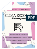 Encuesta CLIMA ESCOLAR GRUPAL. 5°