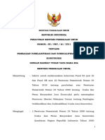 PermenPU08-2011 - SUBKLASIFIKASI JASA KONSTRUKSI