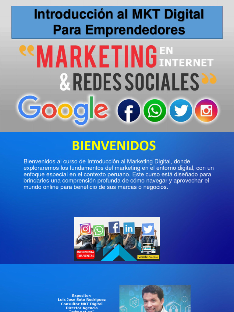 Marketing Digital para Emprendedores en Perú | PDF | Publicidad digital ...