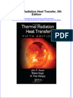 Thermal Radiation Heat Transfer 5Th Edition Full Chapter PDF
