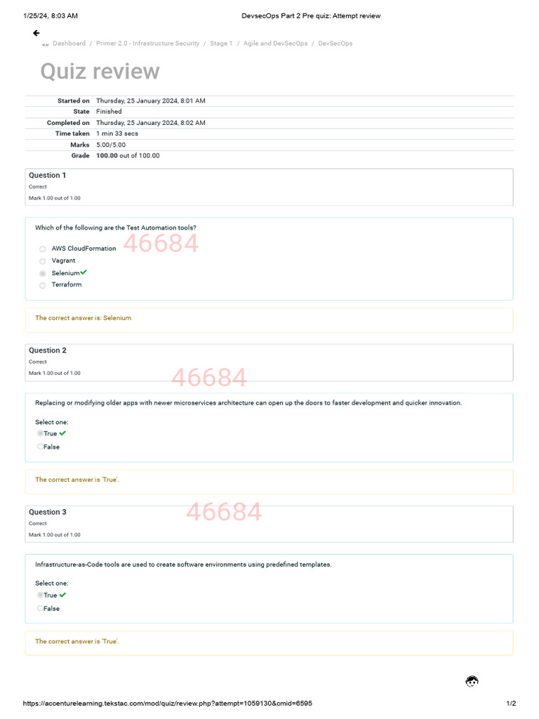 devsecops-part-2-pre-quiz-attempt-review-pdf-computer-science