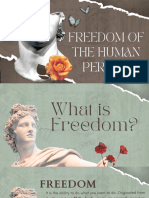 Freedom of The Human Person - Group 1