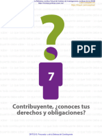 Contribuyente, ¿Conoces Tus Derechos y Obligaciones?: DR 2015. Procuradur A de La Defensa Del Contribuyente ©