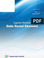 Data Sosial Ekonomi Agustus 2011